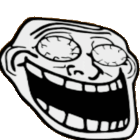 Trollge Troll Face Phonk Sticker