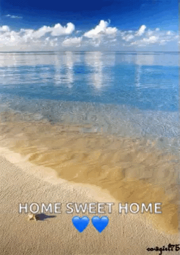 Tropical Beaches Home Sweet Home GIF. This 353 x 498 animated GIF is part of our ocean collection. Created by aricsnana. View the original animation, share…