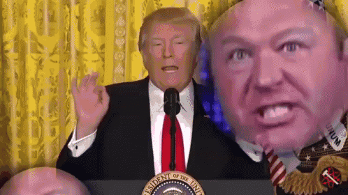 Trump Alex Jones GIF