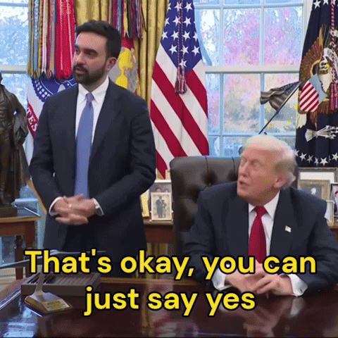 Trump Mamdani GIF