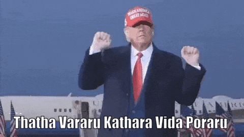 Trump Thatha Vararu Trump Victory Dance GIF