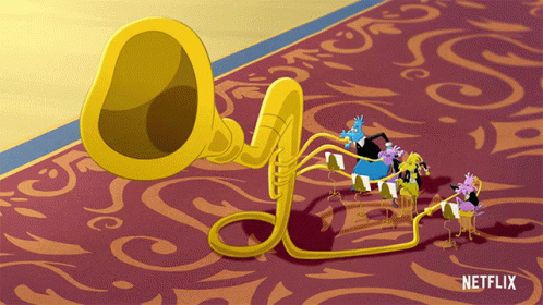 Trumpet Blowing GIF. This 498 x 280 animated GIF is part of our mlg air horn collection. Related themes include loud. Created by greeneggsandham. View the…