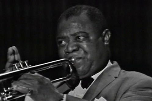 Trumpeter Louis Armstrong GIF