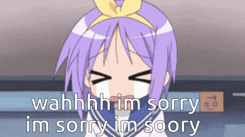 Tsukasa Hiiragi Lucky Star GIF