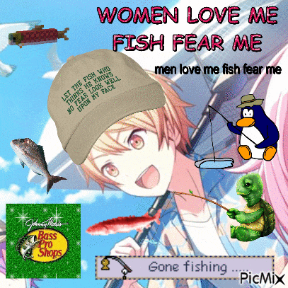 Tsukasa Tenma Fishing GIF