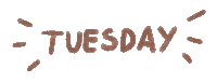Tuesday Catharinas Sticker