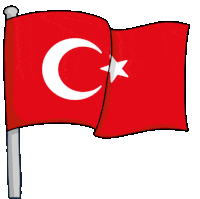 Turkey Flag Sticker