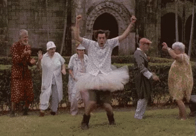 Tutu Dance GIF. This 404 x 280 animated GIF is part of our jim carrey tutu collection. Related themes include ace ventura, dance, jim carrey. View the…