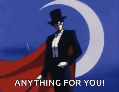 Tuxedo Mask Sailor Moon GIF