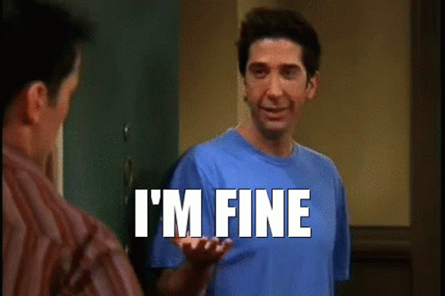 Tv Shows Friends GIF. This 498 x 331 animated GIF is part of our ross im fine collection. Related themes include im fine, joey tribbiani, okay. Created by…