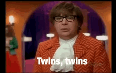 Twins Austin Power GIF