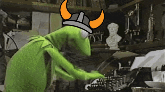 Typing Floki Inu GIF