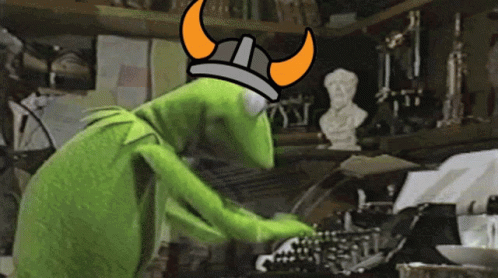 Typing Floki Inu GIF. This 498 x 278 animated GIF is part of our crazy typing collection. Related themes include funny, kermit, kermit the frog. Created by…