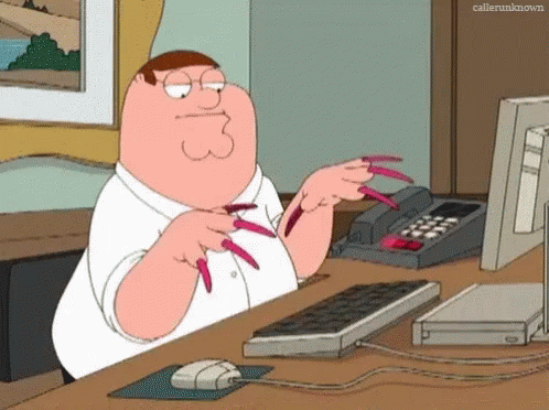 Typing Peter Griffin GIF. This 498 x 372 animated GIF is part of our crazy typing collection. Related themes include typing. Created by mtz. View the…