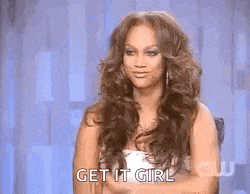 Tyra Banks Finger Snap GIF