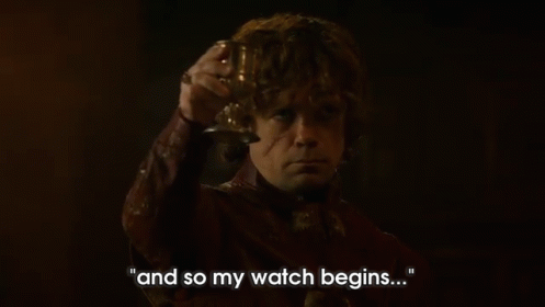 Tyrion Tells His New Wife Sansa He Will Not Share Her Bed GIF. This 497 x 280 animated GIF is part of our my watch has ended collection. Related themes…