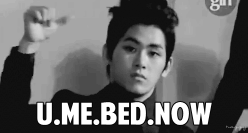 U Me Bed Now I Want You GIF