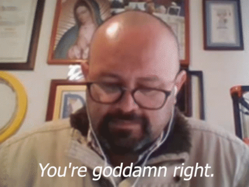 Uaa Youre Goddamn Right GIF. This 498 x 373 animated GIF is part of our heisenberg youre goddamn right collection. Created by bass1904. View the original…