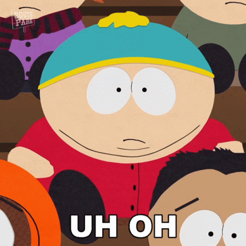 Uh Oh Eric Cartman GIF