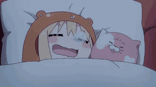 Umaru Sleeping GIF