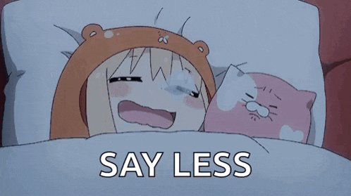 Umaru Sleeping GIF