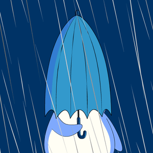 Umbrella Rain GIF