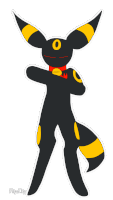 Umbreon Callisto The Umbreon Sticker