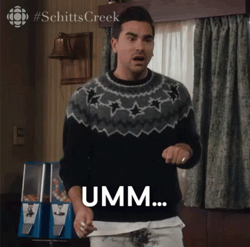 Umm What Are You What Are You Doing Here Dan Levy GIF
