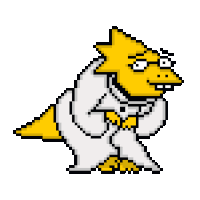 Undertale Alphys Sticker