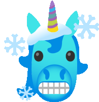 Unicorn Frosted Sticker