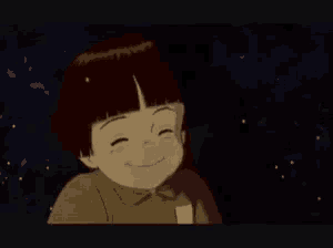 火垂るの墓 節子と清太 スマイル 笑顔 GIF