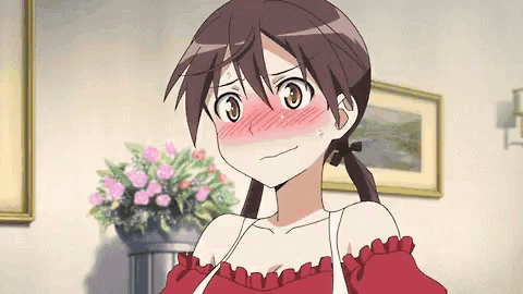 えーと うーん 緊張 ざわざわ ストライクウィッチーズ GIF