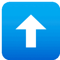 Up Arrow Symbols Sticker