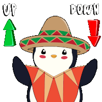 Up Or Down Numba Go Up Sticker
