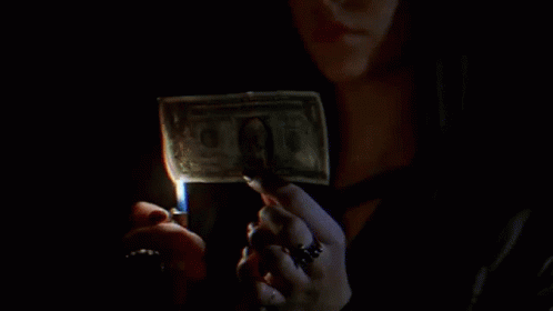 Upsahl Moneyonmymind GIF. This 498 x 280 animated GIF is part of our joker burning money collection. Related themes include money. Created by ButtonEyedHol…