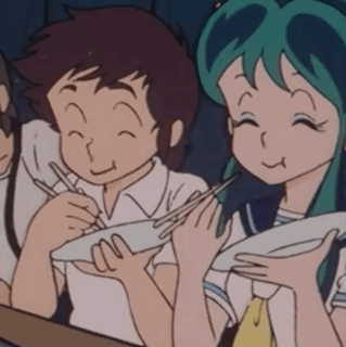 Urusei Yatsura Lum And Ataru GIF
