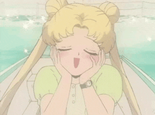 Usagi Happy Sailor Moon GIF