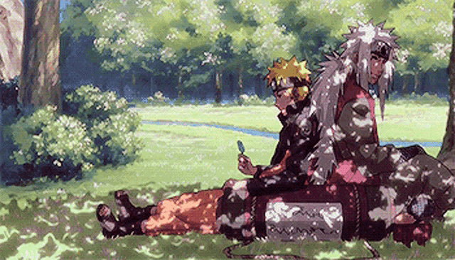 Uzumaki Naruto Jiraiya GIF