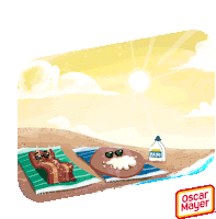 Vacation Oscar Mayer Sticker