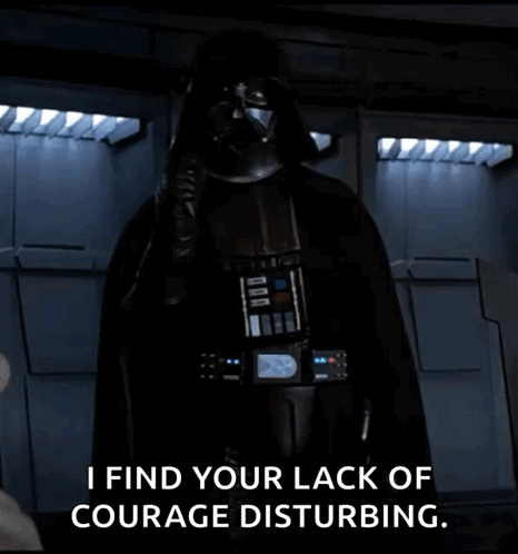 Vader Lack Of Fatih GIF