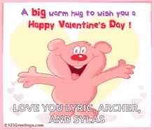 Valentine Card Happy Valentines Day GIF