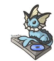 Vapoeron Danceing Sticker