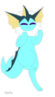 Vaporeon Randomayy Sticker