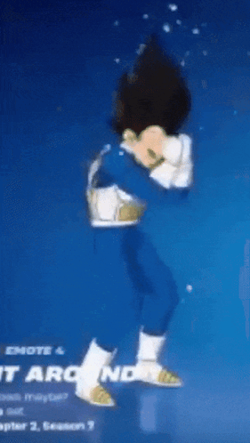 Vegeta Dance Fortnite Vegeta GIF