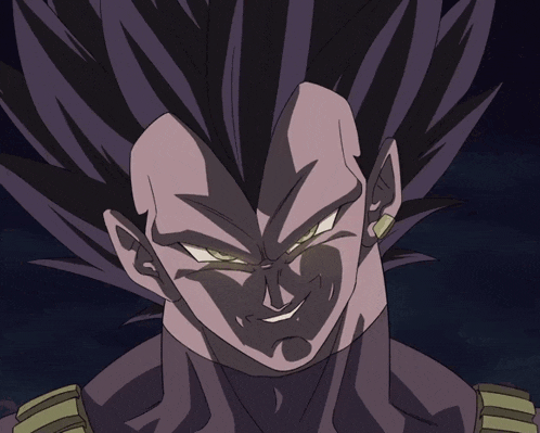 Vegeta Menacing GIF