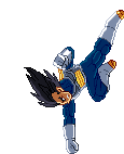 Vegeta Punch Sticker