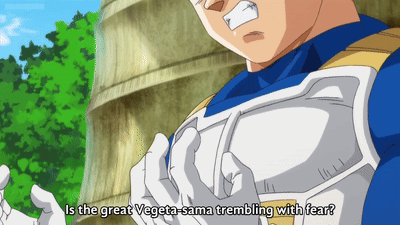 Vegeta Scared GIF