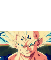 Vegeta Smile Sticker