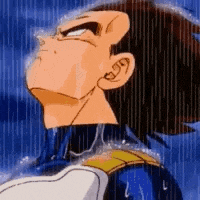 Vegeta Vegeta Rain GIF