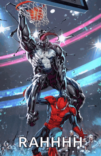 Venom Dunking On Spider Man Venom Meme